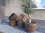 Half Whiskeyvat Eikenhouten Plantenbak Inhoud 100 liter, Ophalen, Rond, Nieuw, Tuin