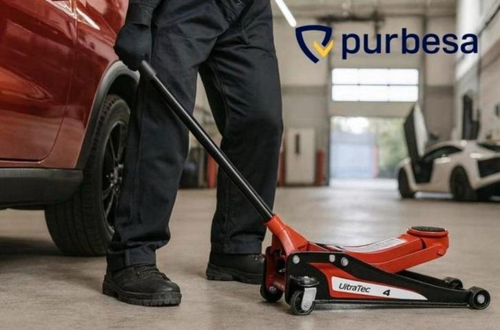 Garagekrik 4 ton nieuw in doos(krik,garagekrik,stevig,4 ton), Auto diversen, Krikken, Zo goed als nieuw, Ophalen