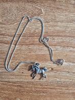 Unicorn paard zilveren ketting hanger 925, Sieraden, Tassen en Uiterlijk, Kettingen, Ophalen of Verzenden, Zo goed als nieuw, Zilver