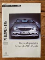 Productinformatiebrochure Mercedes-Benz SLK 32 AMG R170 2000, Boeken, Ophalen of Verzenden, Zo goed als nieuw, Mercedes-Benz, Mercedes