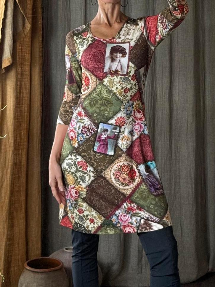 Jaren 30 plaatjes  38 mooie tuniek jurk world of Wonders vib, Kleding | Dames, Jurken, Zo goed als nieuw, Maat 38/40 (M), Boven de knie