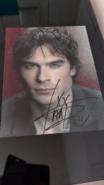 Handtekening Ian Somerhalder Damon uit Vampire Diaries, Verzamelen, Ophalen of Verzenden, Zo goed als nieuw