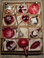 Oude kerstballen met piek / ornamenten  12 stuks nr 5, Gebruikt, ., Ophalen of Verzenden, .