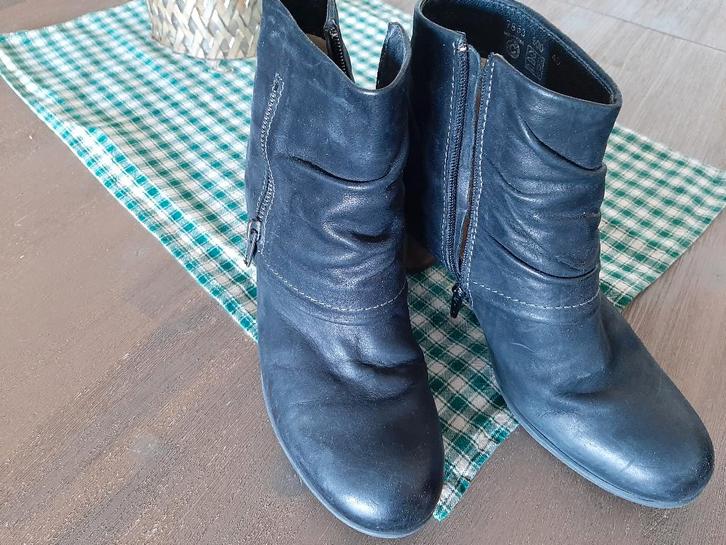 Wolky, maat 40, enkel laarsje, zeer goede staat, zwart., Kleding | Dames, Schoenen, Zo goed als nieuw, Lage of Enkellaarzen, Zwart