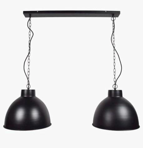 Hanglamp industrieel zwart eetkamer kinderkamer plafondlamp, Huis en Inrichting, Lampen | Hanglampen, Zo goed als nieuw, Minder dan 50 cm