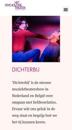 Dichterbij theatershow Tilburg 7 juni, Tickets en Kaartjes, Theater | Toneel, Dans en Opera, Juni
