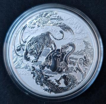 1 oz Four Guardians Myths & Legends Zilver Munt 2024 beschikbaar voor biedingen
