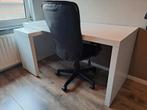 Wit Ikea bureau "Malm", Ophalen, Zo goed als nieuw