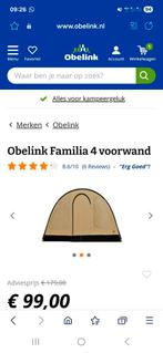 Familia 4 voorwand te koop gevraagd, Caravans en Kamperen, Ophalen, Zo goed als nieuw