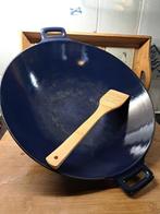 giet ijzeren wok, Ophalen, Gebruikt, Gietijzer, Wok