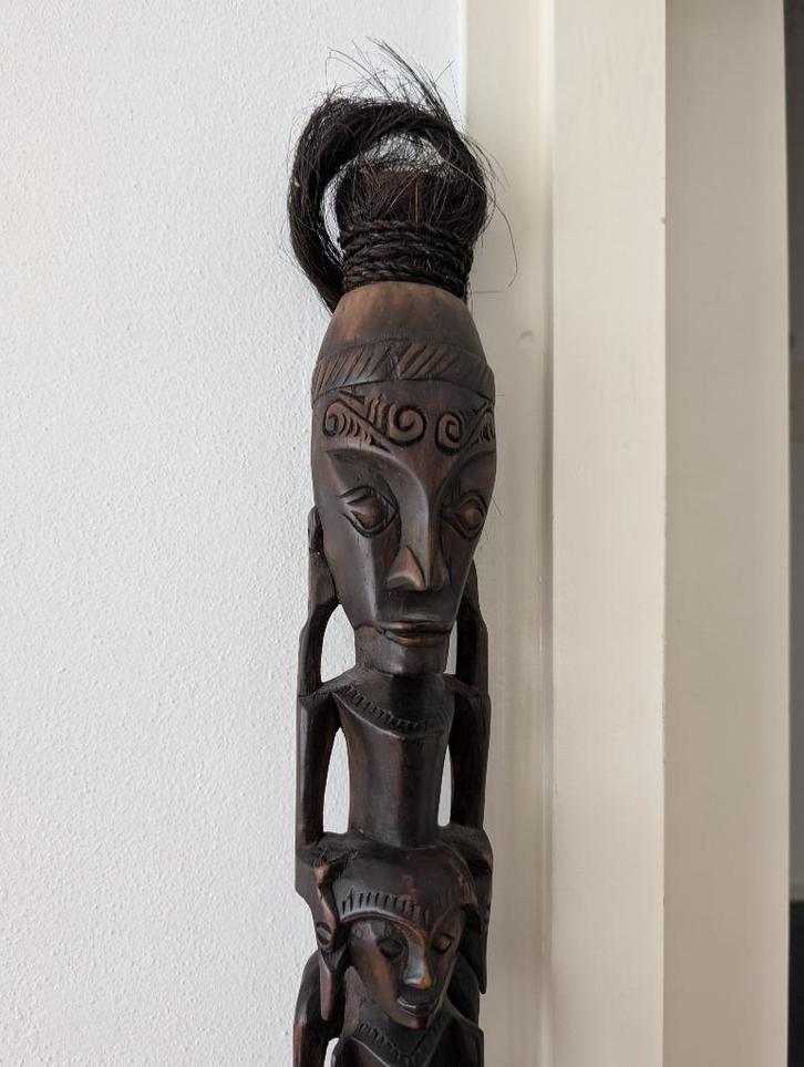 Sjamanen staf uit Sumatra, Antiek en Kunst, Kunst | Niet-Westerse kunst, Ophalen