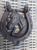 Deurklopper PAARDENHOOFD, gietijzer, Ophalen of Verzenden, Gebruikt
