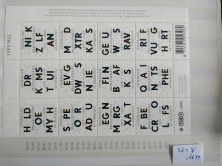 Diverse Postfrisse Velletjes Uit 2009, Postzegels en Munten, Postzegels | Nederland, Postfris, Na 1940, Ophalen of Verzenden
