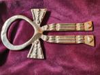 2 Bronzen Egyptische Ankh, Antiek en Kunst, Antiek | Koper en Brons, Ophalen of Verzenden, Brons