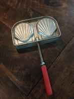 Vintage Tosti-ijzer Schelpvorm, Ophalen of Verzenden