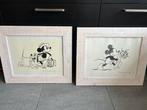 Mickey mouse schilderijen, Ophalen of Verzenden, Zo goed als nieuw, Hout, 50 tot 75 cm