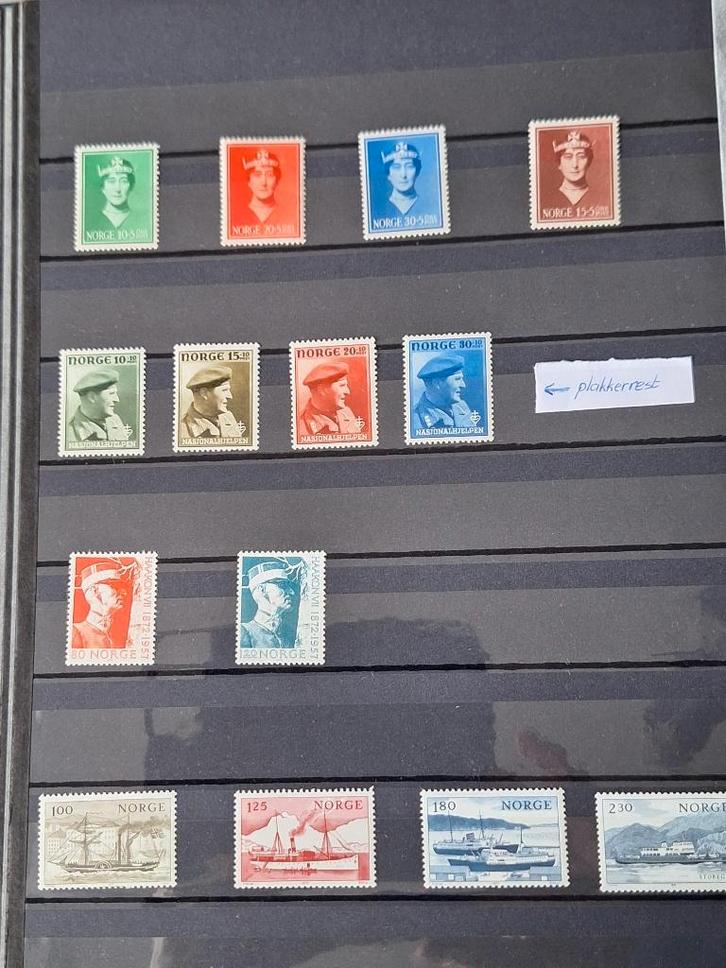 postzegels Noorwegen postfris, Postzegels en Munten, Postzegels | Europa | Scandinavië, Postfris, Noorwegen, Ophalen of Verzenden