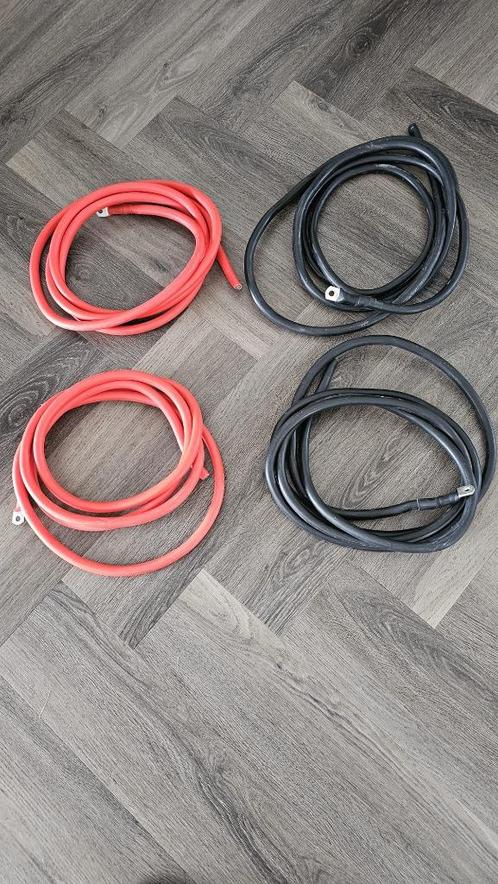 Accu Kabel Ultra Soepel 50mm2 klasse6 16Meter zwart & rood, Doe-het-zelf en Verbouw, Elektra en Kabels, Zo goed als nieuw, Kabel of Snoer