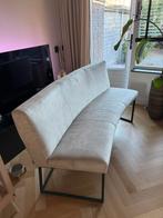 Eettafel bank ovaal Table Du Sud beige, Ophalen, Zo goed als nieuw, Stof