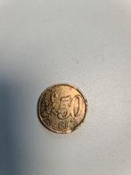 Zeldzame 50 Eurocent met Drukkfout, Ophalen of Verzenden, Metaal, Losse munt