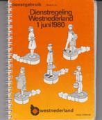 westnederland dienstregeling1980, Verzamelen, Ophalen of Verzenden, Zo goed als nieuw, Bus of Metro, Overige typen