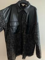 Koton Jasje met Leer en Tweed - Maat M, Maat 38/40 (M), Zwart, Ophalen of Verzenden, Zo goed als nieuw
