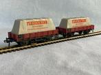 Fleischmann 5569 + 5011 DB lage boordwagen en railreiniger, Hobby en Vrije tijd, Modeltreinen | H0, Gebruikt, Wagon, Ophalen of Verzenden