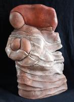 Keramiek Beeld Moeder met Kind abstract- Gesigneerd, Antiek en Kunst, Ophalen of Verzenden