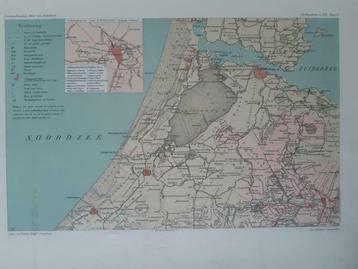 B120/ Plattegrond West Nederland en Utrecht in 1795. Litho beschikbaar voor biedingen