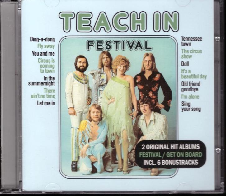 Teach In 2 CD Festival / Get On Board, Cd's en Dvd's, Cd's | Pop, Zo goed als nieuw, 1980 tot 2000, Verzenden