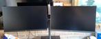 2x hp Z24 schermen op dubbele voet., Computers en Software, Monitoren, Hp, IPS, 24 inch, Zo goed als nieuw