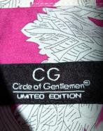 NIEUW CIRCLE OF GENTLEMEN overhemd, gestreept shirt, Mt. 40, Nieuw, CIRCLE OF GENTLEMEN, Grijs, Halswijdte 39/40 (M)