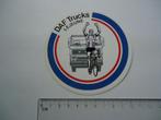 sticker oud DAF TRUCKS Lejeune wielrennen wielersport race, Verzenden, Zo goed als nieuw, Bedrijf of Vereniging