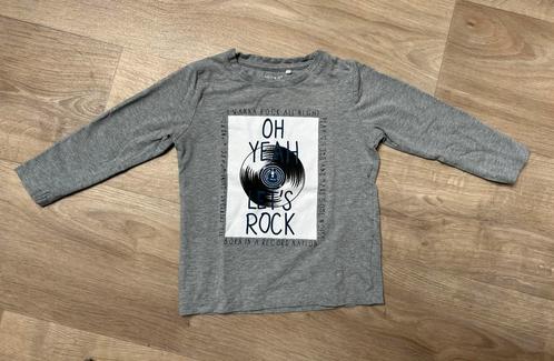Grijze longsleeve - Name it - maat 92, Kinderen en Baby's, Kinderkleding | Maat 92, Zo goed als nieuw, Jongen, Shirt of Longsleeve