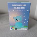 Nieuw: Teddybeer LED nachtlamp, blauw, incl baterrijen, Ophalen, Nieuw, Lamp
