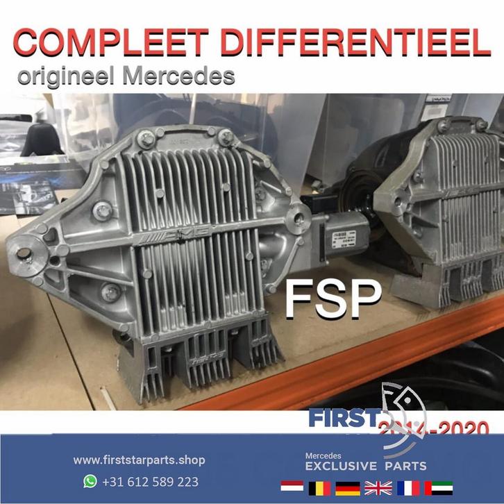 A2133510200 W205 C63 E63 S DIFFERENTIEEL COMPLEET Mercedes C, Auto-onderdelen, Transmissie en Toebehoren, Mercedes-Benz, Gebruikt