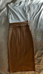 zara elegant two-tone dress, Verzenden, Zara, Zo goed als nieuw, Maat 36 (S)