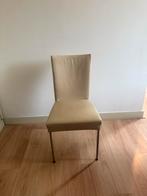 4 Bert Plantagie Eetkamerstoelen, Huis en Inrichting, Stoelen, Ophalen, Gebruikt, Bruin, Leer