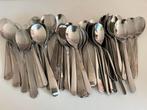 Partij lepels ongesorteerd 50 stuks, Ophalen of Verzenden, Gebruikt, Rvs of Chroom, Los bestek