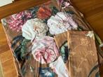 Van Dyck overtrekset bloemen boeket 240 x 220 + slopen, Gebruikt, Overige kleuren, Dekbedovertrek, Tweepersoons