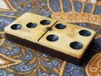 Mooi compleet antiek dominospel uit Engeland in een kistje., Ophalen of Verzenden