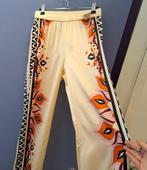 MarcCain creme casual broek aztekenprint + oranje S nr 45761, ., Beige, Marccain, Ophalen of Verzenden