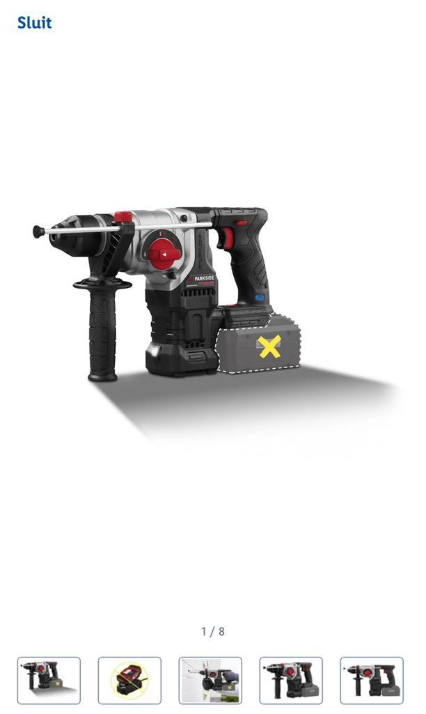 Accucombihamer 20 V PARKSIDE PERFORMANCE PKHAP20 NIEUW!, Doe-het-zelf en Verbouw, Gereedschap | Boormachines, Nieuw, Boor- en/of Breekhamer