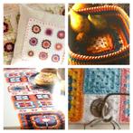 Granny squares - haken maak het met oma s vierkantjes, Verzenden, Zo goed als nieuw, Breien of Haken, Patroon of Boek