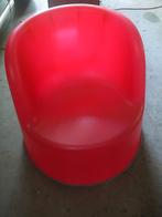 IKEA kunststof / plastic rode stoel vintage design, Huis en Inrichting, Stoelen, Ophalen, Rood, Kunststof, Eén