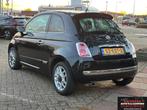 Fiat 500 1.2 Lounge automaat leder, Euro 5, Gebruikt, 4 cilinders, Leder en Stof