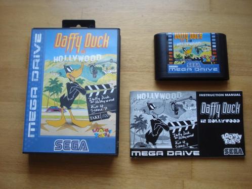Daffy Duck in Hollywood sega mega drive, Spelcomputers en Games, Games | Sega, Zo goed als nieuw, Mega Drive, 1 speler, Vanaf 3 jaar
