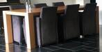Eetkamerstoelen/fauteuils, Huis en Inrichting, Fauteuils, Ophalen, Overige materialen, Minder dan 75 cm, Zo goed als nieuw
