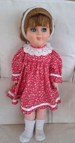 Vintage mooie bijzondere pop met flirt ogen jaren 50-60 SALE, Ophalen of Verzenden, Gebruikt, Pop