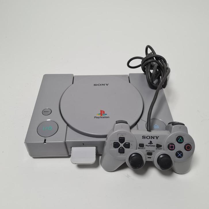 Playstation 1 Console met Controller, Spelcomputers en Games, Spelcomputers | Sony PlayStation 1, Gebruikt, Met 1 controller, Ophalen of Verzenden
